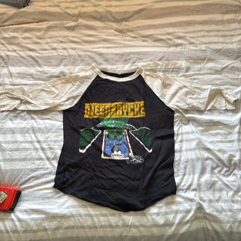 Vintage 1984 Queensryche tee shirt. From Glens Falls Civic Center